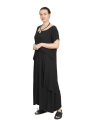 Pal Offner - Robe - Fluid Dress - Crêpe Georgette - Black - 2501.1101103.140004