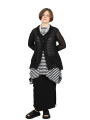 Pluslavie (Plü) - A Mesh Blazer - Black - 8046