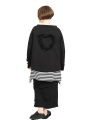 Pluslavie (Plü) - Sweat à cœur - Noir - 2044