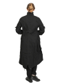 Rundholz DIP - manteau en jean écru avec poches surpiquées et col chemisier - black - 1252601212