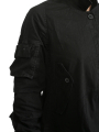 Rundholz DIP - manteau en jean écru avec poches surpiquées et col chemisier - black - 1252601212