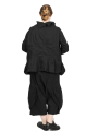 Rundholz - calf-length pants with low crotch and bubbles at the sides - black - 1251630104
