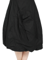 Rundholz - robe ballon à manches courtes avec bulles sur le côté - black - 1251630906