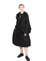 Rundholz - robe ballon à manches courtes avec bulles sur le côté - black - 1251630906