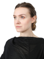 Rundholz - robe à manches courtes avec partie jupe ruchée - black - 1251250910
