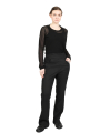 Rundholz - straight narrow stretch pants with classic crotch - black - 1251630109
