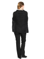 Rundholz DIP - pull à manches courtes et col V - black - 1252450701