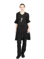 Rundholz DIP - tunique en tricot à manches courtes et col en V - black - 1252457002