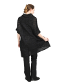 Rundholz DIP - tunique en tricot à manches courtes et col en V - black - 1252457002