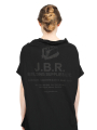 Rundholz DIP - manches courtes T-Shirt col V - black print - 1252560512