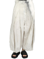 Rundholz - balloon pants with low crotch and front pleats - moon pigment - 1251670105