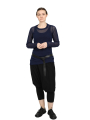 Rundholz DIP - pantalon relaxed en jersey de coton avec ceinture élastique - black - 1252560108