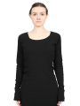 Rundholz DIP - chemise à larges bords en tulle - black - 1252340504