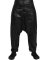 Pal Offner - Trousers - Laid-Back Trousers_Coated Viscose - Black - 2501-132201-470002
