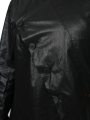 Pal Offner - Coat - Draped Coat_Coated Viscose - Black - 2501-090301-470002