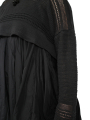 Pal Offner - Pullover - Disarranged Cropped Pullover_Linen Cotton - Black - 2501-040202-320015