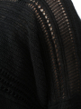 Pal Offner - Pullover - Disarranged Cropped Pullover_Linen Cotton - Black - 2501-040202-320015