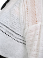 Pal Offner - Pullover - Disarranged Cropped Pullover_Linen Cotton - White - 2501-040202-320015