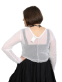 Pal Offner - Longsleeve - Sheer Wrap Longsleeve_Organic Cotton Mesh - White - 2501-030102-330001