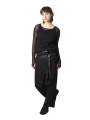 Pal Offner - pantalon à double ceinture noir