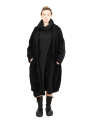 Rundholz DIP - Mantel im Kunstfell-Look aus Wolle in Schwarz - 2242181202