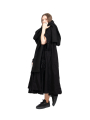 Rundholz DIP - Robe évasée avec poches pour les yeux Laine vierge Black - 2242210910