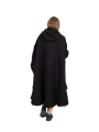 Rundholz DIP - Mantel MantelKleid mit Kapuze Schurwolle Black - 2242211203