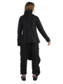 Rundholz - Asymmetrische schmale woll-mesh-jacke - 2241051105