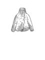 Rundholz - Asymmetrische schmale woll-mesh-jacke - 2241051105