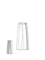 Bois rond - Pantalon droit étroit jaquard - 2241070102