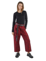 Bois rond - Pantalon droit étroit jaquard - 2241070102