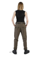 Rundholz - Lange gerade schmale leinen-woll-hose - 2241170104