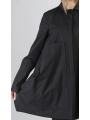 Rundholz - Ausgestelltes popeline-kleid mit langem schlitz - 2241230906
