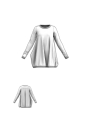 Rundholz - Ausgestelltes viskose-jersey-t-shirt - 2241310503