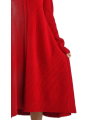 Rundholz - Ausgestelltes merino-woll-strickkleid mit schlitz - 2241377303