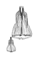 Rundholz - Ausgestelltes merino-woll-strickkleid mit schlitz - 2241377303