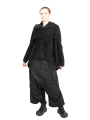 Rundholz - Pull Cape Asymétrie Raton Laveur Black - 2241410703