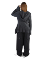 Rundholz - Cardigan étroit en poil de raton laveur avec capuche - 2241417107