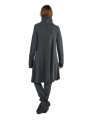 Rundholz - A-förmiges merino-strickkleid mit socken elementen - 2241447307