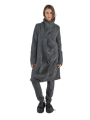 Rundholz - A-förmiges merino-strickkleid mit socken elementen - 2241447307