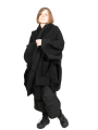 Rundholz DIP - Cardigan en grosse maille avec col châle et manches larges laine oversize black Black Melange - 2242447103
