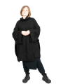 Rundholz - Stricktunika Großbstrick mit weiten Ärmeln Oversize Black - 2241407003