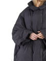 Rundholz DIP - DaunenMantel mit weiten Ärmeln und Kapuze Black - 2242001204
