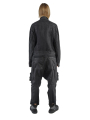 Rundholz DIP - Veste courte en jean avec poches pour les yeux Black - 2242031103