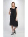 robe droite et étroite en soie stretch