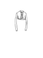 Bois rond DIP - Veste courte en laine - 2242211107