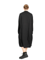 Rundholz DIP - Robe T-Shirt en forme de ballon avec imprimé ton sur ton Oversize Black Print - 2242300908