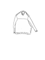 Bois rond DIP - Pull évasé en ours en laine mérinos - 2242330701