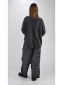 Rondin DIP - pull en forme de A en ours de cire mérinos avec bords brossés - 2242330715