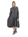 Bois rond DIP - Tunique en tricot d'ours en laine mérinos en forme de A avec mélange de matières - 2242337017